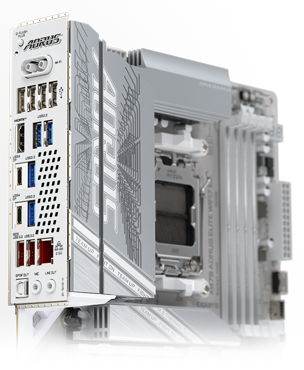 GIGABYTE X870 AORUS ELITE WIFI7 ICE AM5 LGA 1718 MOTHERBOARD